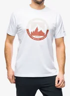 Koszulki i topy damskie - Koszulka szybkoschnąca Columbia Ice Lake II SS Tee - white/boundless borders - miniaturka - grafika 1