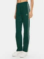 Spodnie sportowe damskie - adidas Spodnie dresowe Beckenbauer JC5794 Zielony Regular Fit - miniaturka - grafika 1