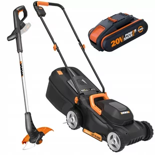 WORX Kosiarka 20V 30cm 150 m2 1x4,0 ah WG730E - Kosiarki - miniaturka - grafika 2