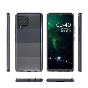 Żelowy pokrowiec etui Ultra Clear 0.5mm Samsung Galaxy A12 / Galaxy M12 przezroczysty - Etui i futerały do telefonów - miniaturka - grafika 4