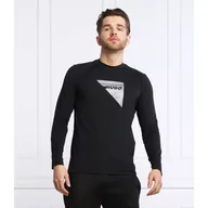 Koszulki męskie - HUGO Longsleeve Dotivation_X | Slim Fit - miniaturka - grafika 1