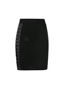 Kappa Damskie spodnie Ammis Auth Pants, czarny/biały, M - Spodnie damskie - miniaturka - grafika 1