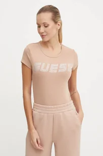 Guess t-shirt KIARA damski  V4BI16 KCIV1 - Koszulki sportowe damskie - miniaturka - grafika 1