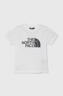 Koszulki dla chłopców - The North Face t-shirt dziecięcy EASY TEE kolor biały z nadrukiem - miniaturka - grafika 1