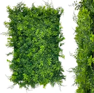 Sztuczne kwiaty - ZIELONA ŚCIANA - PANEL ROŚLINNY FILODENRDON, TUJA I ROZCHODZINK OGRODY WERTYKALNE ZIELONE ŚCIANY - miniaturka - grafika 1