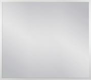 Lustra - Lustro łazienkowe prostokątne 90x80 cm srebrna rama - miniaturka - grafika 1