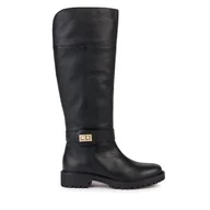 Kozaki damskie - Kozaki Geox D Hoara D36FTD 00046 C9999 Czarny - miniaturka - grafika 1