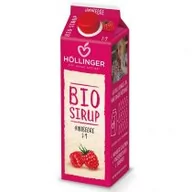 Syropy i koncentraty owocowe - Hollinger SYROP MALINOWY BIO 1 L - - miniaturka - grafika 1