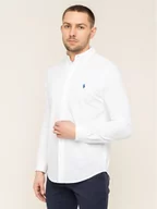 Koszule męskie - Ralph Lauren Polo Koszula 710654408003 Biały Regular Fit - miniaturka - grafika 1