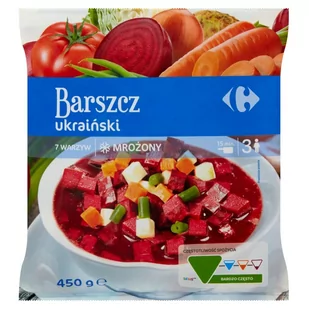 Carrefour Barszcz ukraiński mrożony 450 g - Dania mrożone - miniaturka - grafika 1