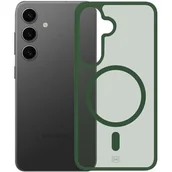 Etui i futerały do telefonów - Etui 3MK Colorfull GuardX MagCase do Samsung Galaxy S24 FE Zielony - miniaturka - grafika 1