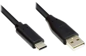 Kable USB - Kabel Good Connections USB 2.0 A-C czarny 2m - miniaturka - grafika 1