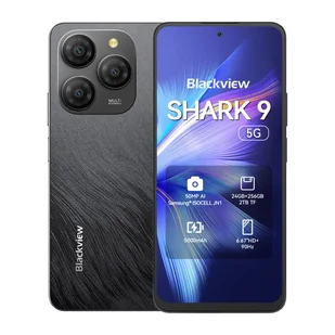 Blackview SHARK 9 8GB/256GB Czarny - Telefony komórkowe - miniaturka - grafika 1