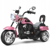 Pojazdy elektryczne dla dzieci - Motor Costway różowy do 30 kg - miniaturka - grafika 1