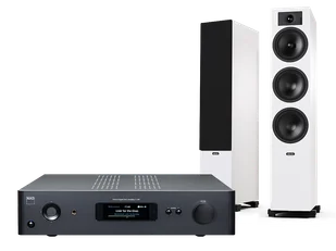 NAD C 389 (czarny) + Tesi 6 (biały) - Zestawy stereo - miniaturka - grafika 1