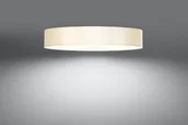 Lampy sufitowe - Sollux Lighting LAMPA plafon sufitowa OPRAWA okrągła abażurowa biała SL813 - miniaturka - grafika 1