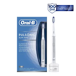 Braun Oral-B Pulsonic SlimOne 1000 Biały - Szczoteczki elektryczne - miniaturka - grafika 1