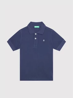 Koszulki dla chłopców - Benetton United Colors Of Polo 3089C3091 Granatowy Regular Fit - grafika 1