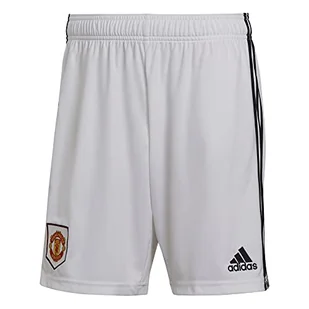adidas Męskie szorty MUFC H SHO, biały, XXL - Spodenki damskie - miniaturka - grafika 1