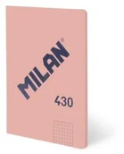 Zeszyty szkolne - Zeszyt klejony A5/48K kratka różowy - miniaturka - grafika 1