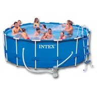 Baseny ogrodowe - Intex basen brodzik basen pływacki 457 x 122 - miniaturka - grafika 1