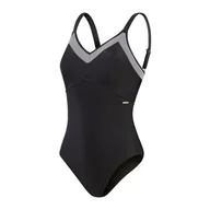 Stroje kąpielowe dla dziewczynek - Strój kąpielowy jednoczęściowy damski Speedo Shaping Mesh rozmiar D40 - miniaturka - grafika 1