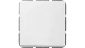 Wyłączniki światła i elektryczne - GIRA F100 Wyłącznik uniwersalny 1-biegunowy / schodowy biały połysk kołyskowy - miniaturka - grafika 1