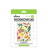 Folia, papier śniadaniowy, serwetki - Woskowijka do przechowywania żywności, FOLKOWY ZAWRÓT GŁOWY, rozmiar M (28x28cm), BeePack - miniaturka - grafika 1