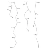 Oświetlenie świąteczne - LAMPKI CHOINKOWE KURTYNA ŚWIETLNA ZEW 360 LED STEROWNIK TIMER CIEPŁY BIAŁY KABEL TRANSPARENTNY - miniaturka - grafika 1