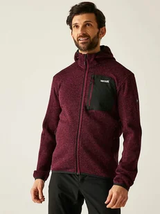 Regatta Kurtka polarowa "Newhill" w kolorze bordowym - Bluzy męskie - miniaturka - grafika 1