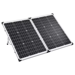 vidaXL Składany panel solarny walizkowy 120 W 12 V 92005 - Akcesoria do kolektorów i fotowoltaiki - miniaturka - grafika 1