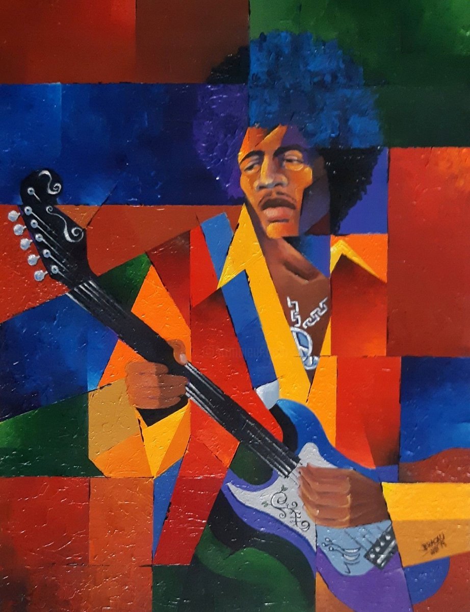 PODKŁADKA POD MYSZ Z Nadruk 22x18cm Gitara ART Artist Vintage Tekst Prezent
