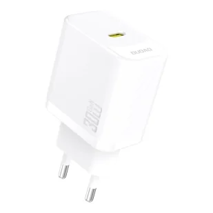 Ładowarka sieciowa Dudao Biała A27P USB-C GaN 30W Kompaktowa i Wydajna - Ładowarki do telefonów - miniaturka - grafika 1