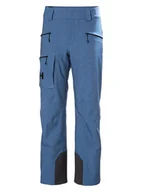 Spodnie narciarskie - Helly Hansen Spodnie narciarskie "Powderqueen" w kolorze niebieskim - miniaturka - grafika 1