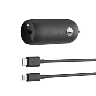 Belkin Car Charger 18W & C-LTG Cable F7U099bt04-BLK - Ładowarki samochodowe - miniaturka - grafika 4