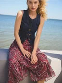 Spódnice - Reserved - Wzorzysta spódnica maxi - wielobarwny - miniaturka - grafika 1