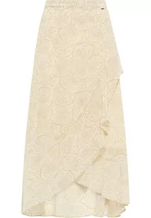 DreiMaster Spódnica damska 37226342, Wełna biała, wielokolorowa, XL - Spódnice - miniaturka - grafika 1