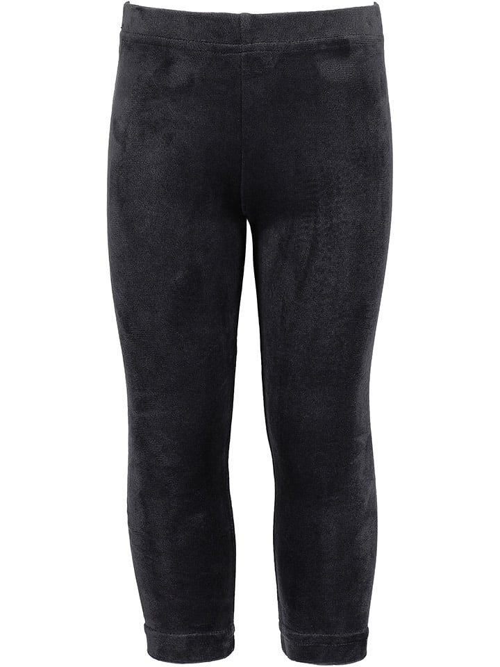 Blue Seven Aksamitne legginsy w kolorze czarnym