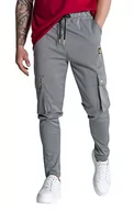 Spodenki męskie - Gianni Kavanagh Męskie spodnie Grey Dynamic Joggers, szary, XL - miniaturka - grafika 1