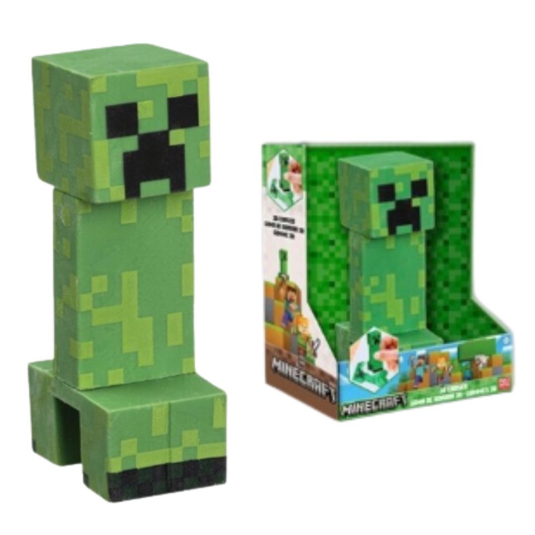 Gumka 3D Minecraft Creeper Licencyjna do Szkoły i Piórnika dla Dziecka