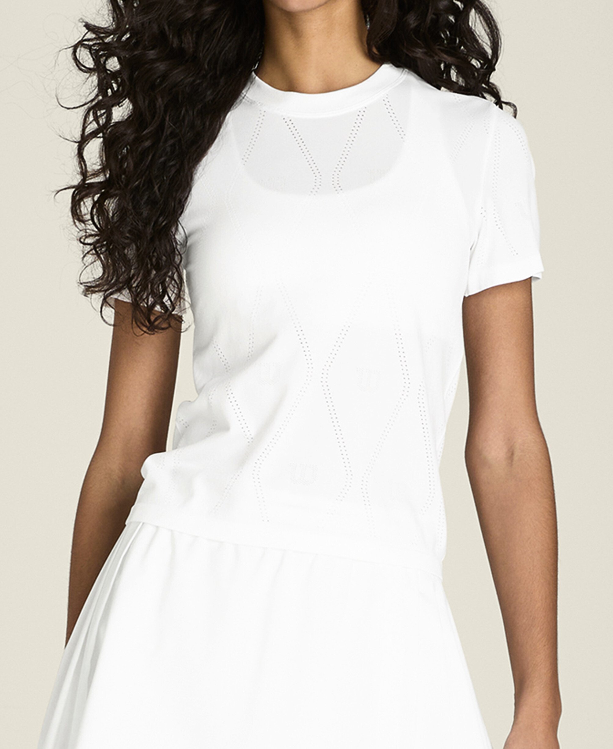 Koszulka damska Wilson W Seamless Short Sleeve Tee Bright White S
