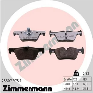 Klocki hamulcowe - komplet ZIMMERMANN 25307.975.1 - Klocki hamulcowe - miniaturka - grafika 1