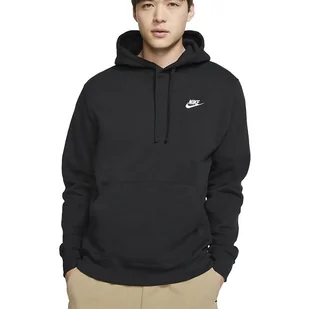 Bluza Nike Sportswear Club Fleece BV2654-010 - czarna - Bluzy sportowe męskie - miniaturka - grafika 1