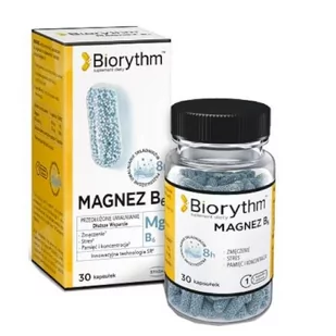 Biorythm Magnez B6 30 Kapsułek - Witaminy i minerały - miniaturka - grafika 1