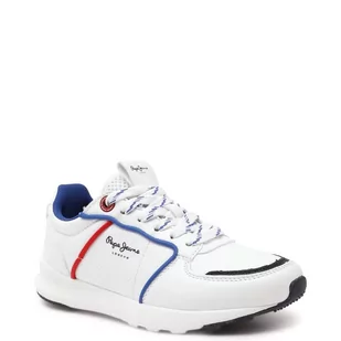 Pepe Jeans London Sneakersy YORK PLAIN B - Buty dla dziewczynek - miniaturka - grafika 1
