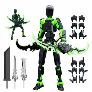 Mini Figurka Ruchomy Robot Figurka Ruchoma Legenda Manekin 3D Figurka 13cm - Manekiny wystawowe - miniaturka - grafika 1