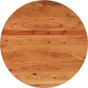 vidaXL Blat do stolika, Ø80x2,5 cm, okrągły, lite drewno akacjowe - Pozostałe meble ogrodowe - miniaturka - grafika 1
