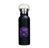 Butelki termiczne - Butelka termiczna stalowa Dr.Bacty Iris 500 ml - Czarna - Czacha - miniaturka - grafika 1