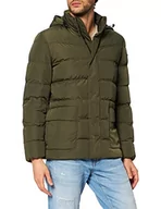 Kurtki męskie - Geox M Hilstone Męska kurtka JKT - zielona - 58, Noc leśna, 56 - miniaturka - grafika 1