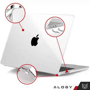 Etui do Macbook Air 15 M2 2023 A2941 Case obudowa pokrowiec Clear Alogy Hard Cover Przezroczyste - Części i akcesoria do laptopów - miniaturka - grafika 3